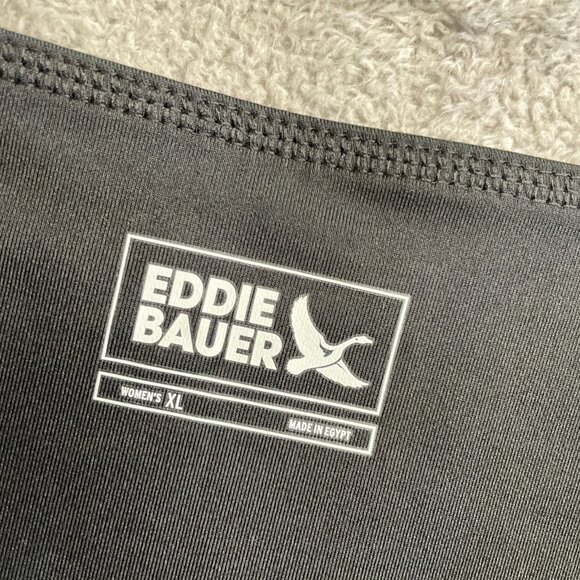 NWOT Eddie Bauer Trail Tight Women's XL Black Leggings High Waist Stretchy - Picture 8 of 11